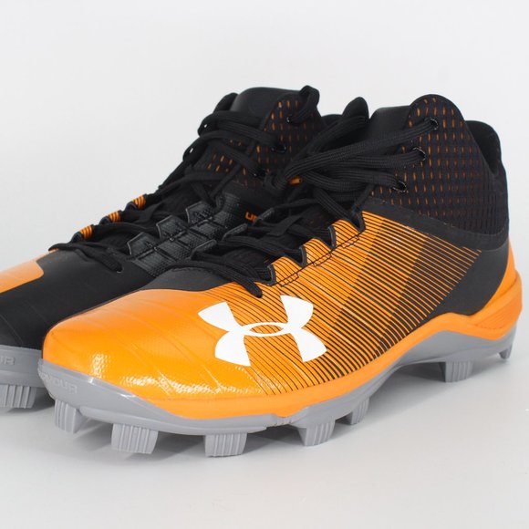 men's ua spotlight suede mc football cleats black